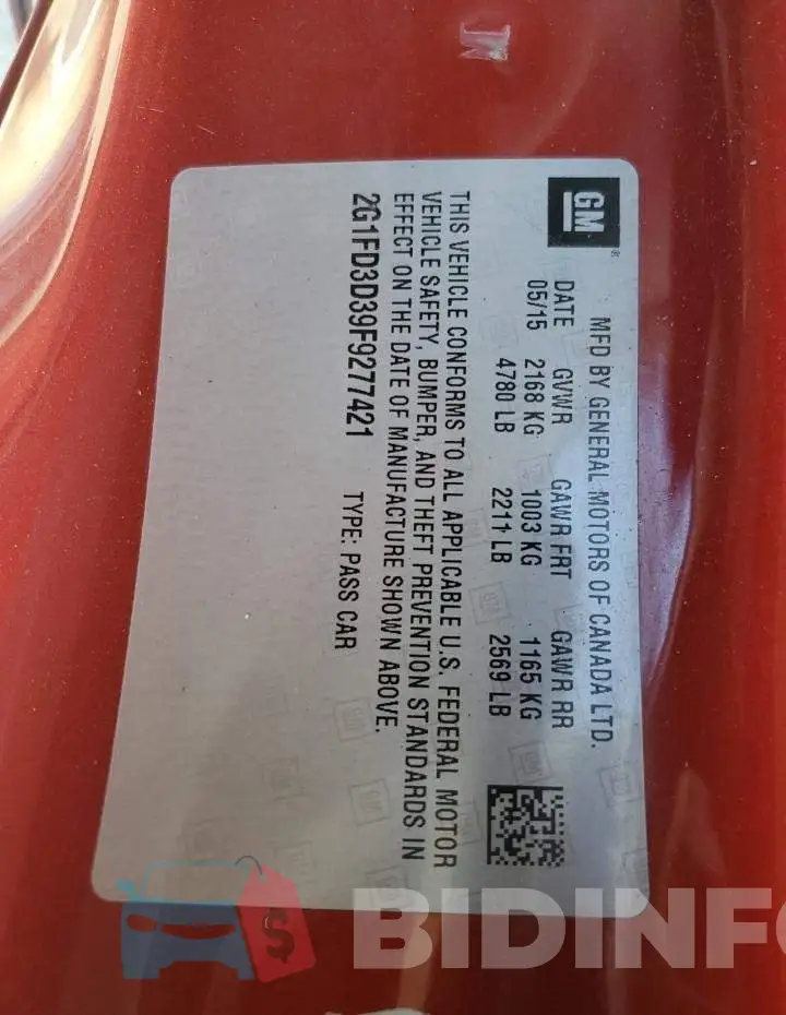 2G1FD3D39F9277421 Photo# 13