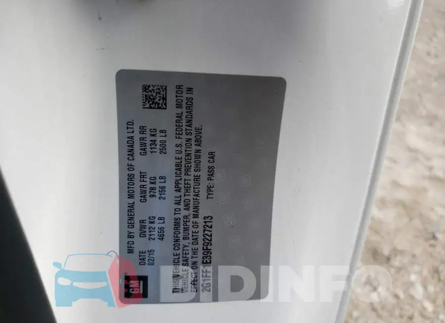 2G1FF1E39F9227213 Photo# 13