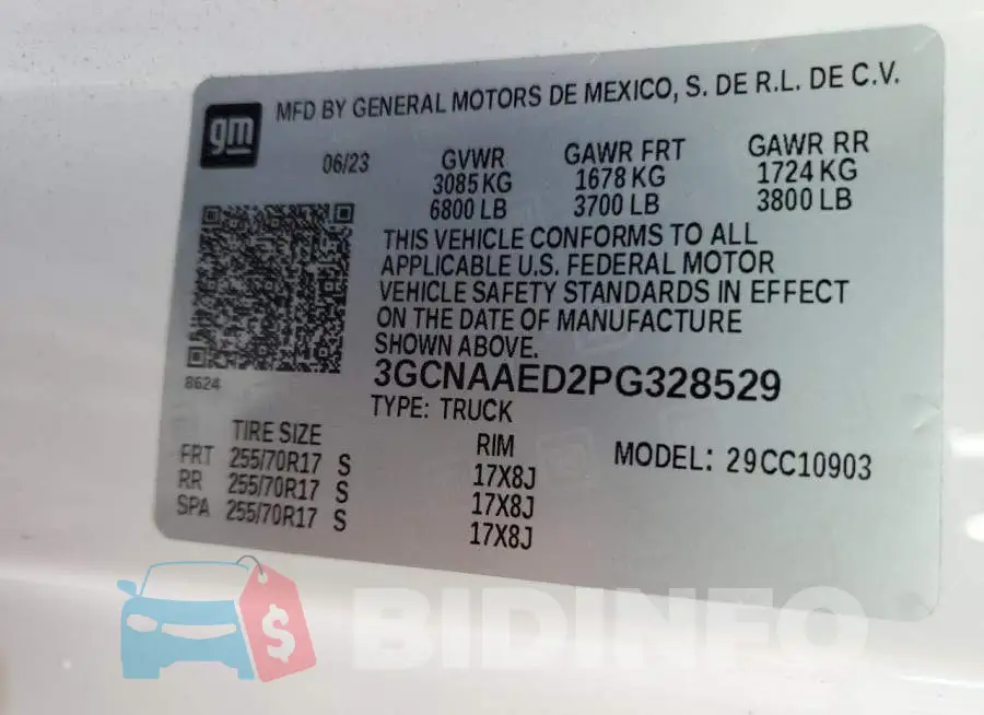 3GCNAAED2PG328529 Photo# 13