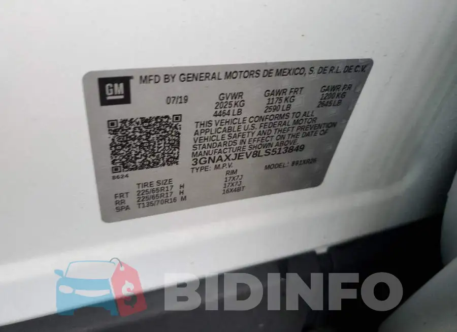 3GNAXJEV8LS513849 Photo# 12