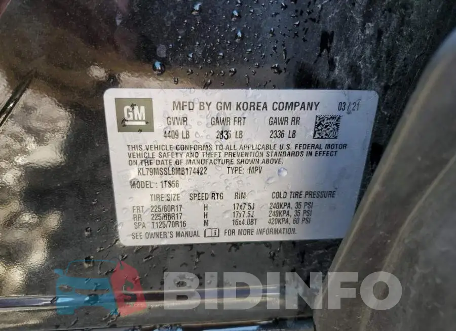 KL79MSSL8MB174422 Photo# 12