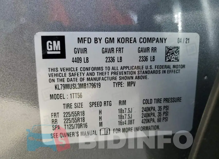 KL79MUSL3MB179619 Photo# 13