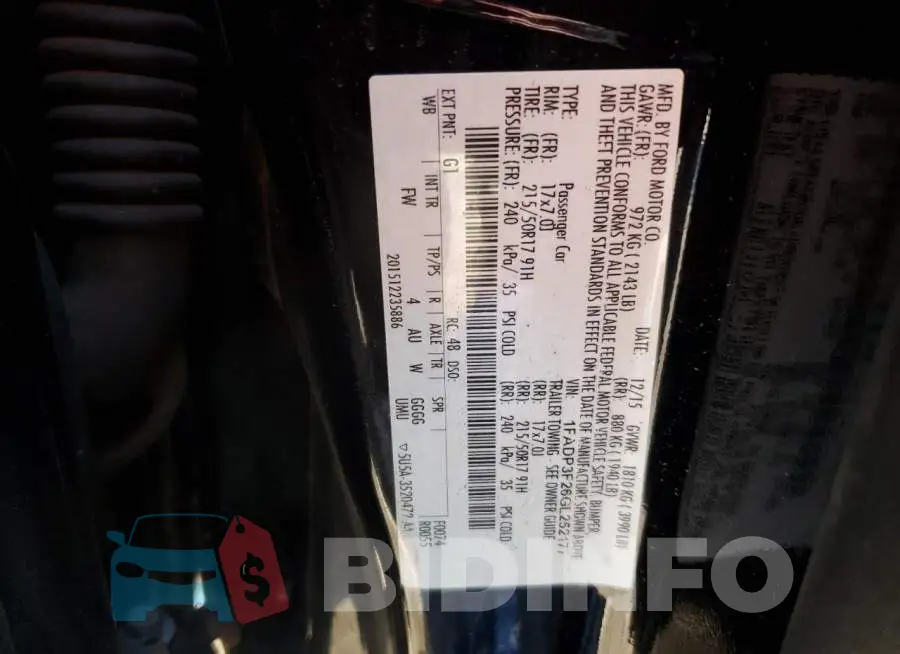 1FADP3F26GL252177 Photo# 12