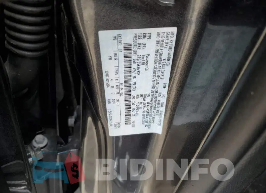 1FADP3FE0JL228152 Photo# 12