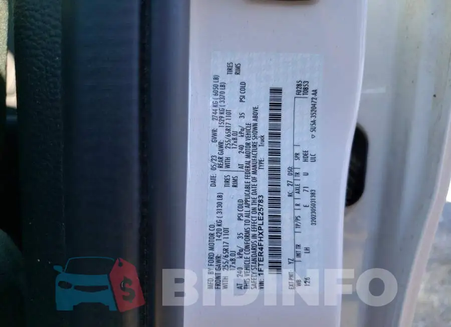 1FTER4FHXPLE25783 Photo# 12