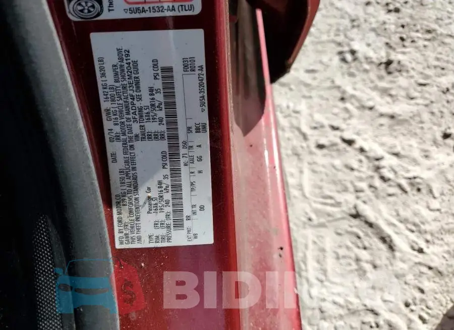 3FADP4FJ3EM204192 Photo# 12