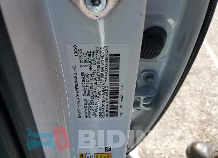 1HGCV1F36LA154797 Photo# 12