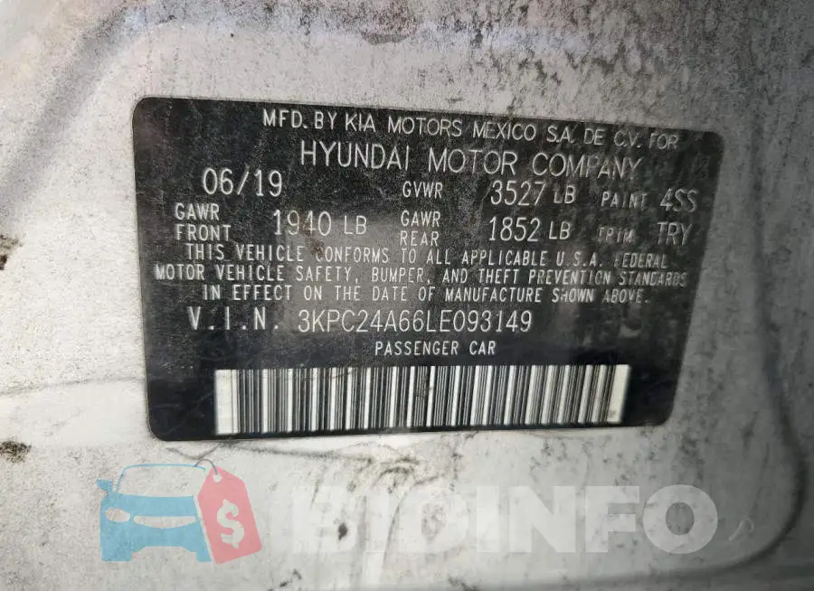 3KPC24A66LE093149 Photo# 13