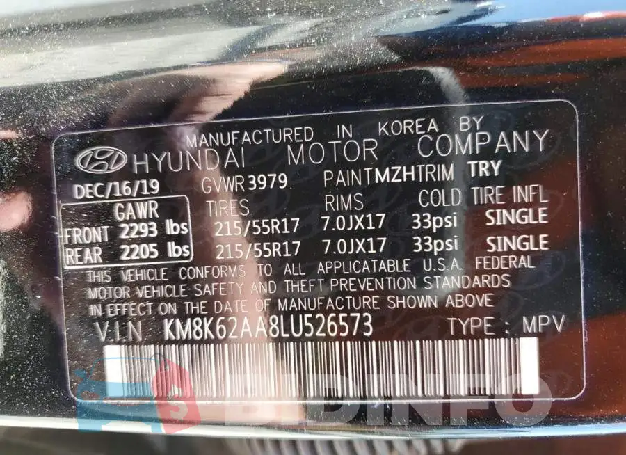 KM8K62AA8LU526573 Photo# 12