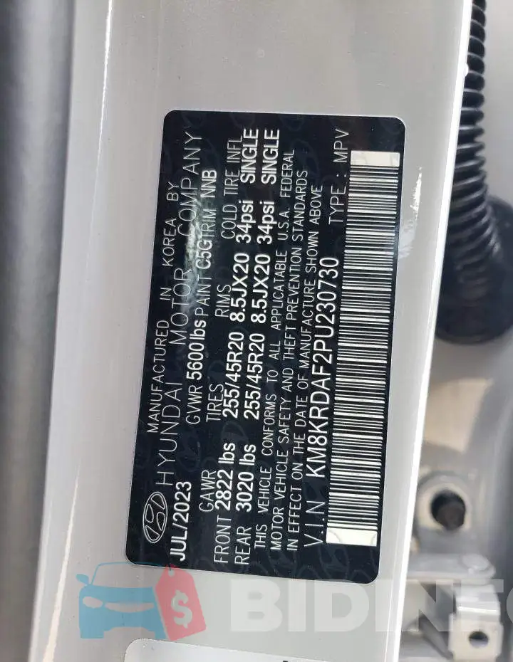 KM8KRDAF2PU230730 Photo# 12