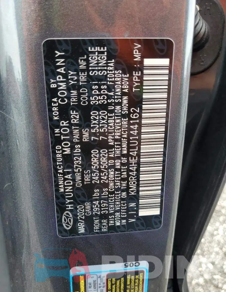 KM8R44HE4LU144162 Photo# 12