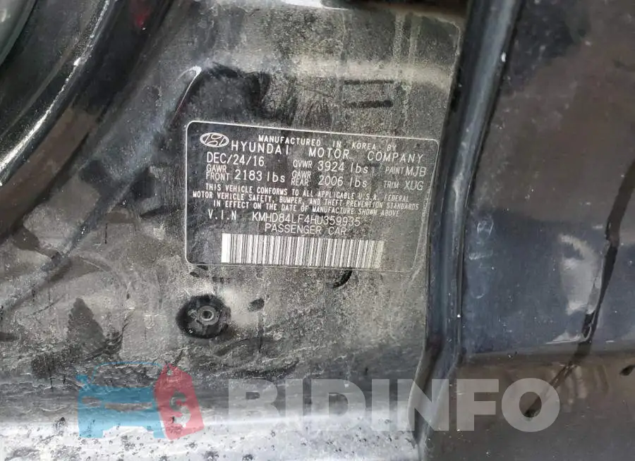 KMHD84LF4HU359935 Photo# 12