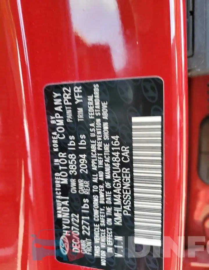 KMHLM4AGXPU484164 Photo# 12