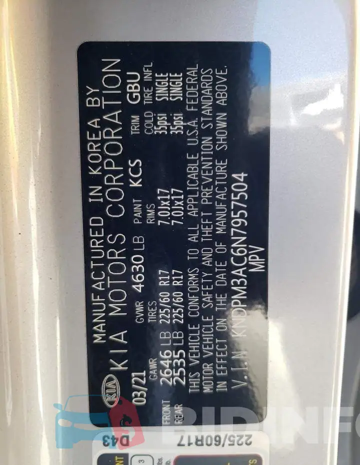 KNDPM3AC6N7957504 Photo# 13