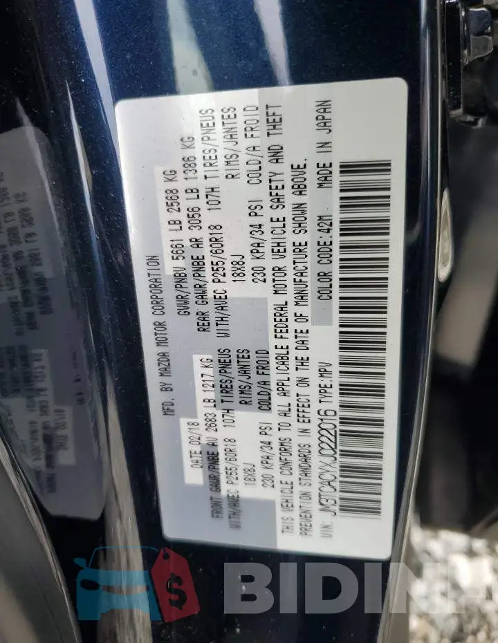 JM3TCACYXJ0222016 Photo# 12