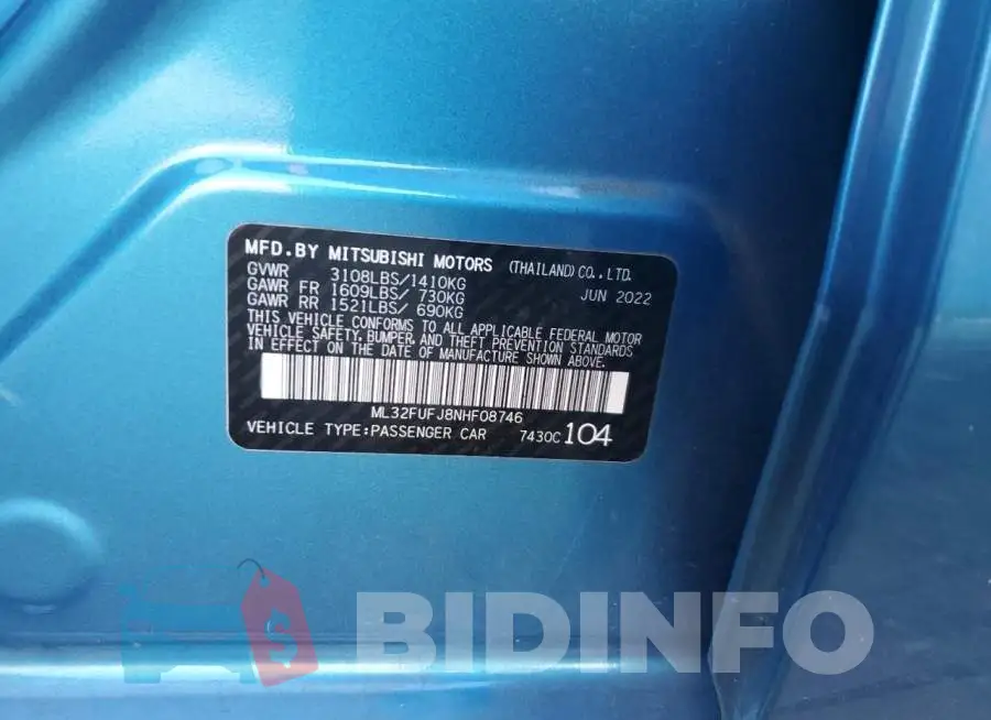 ML32FUFJ8NHF08746 Photo# 12