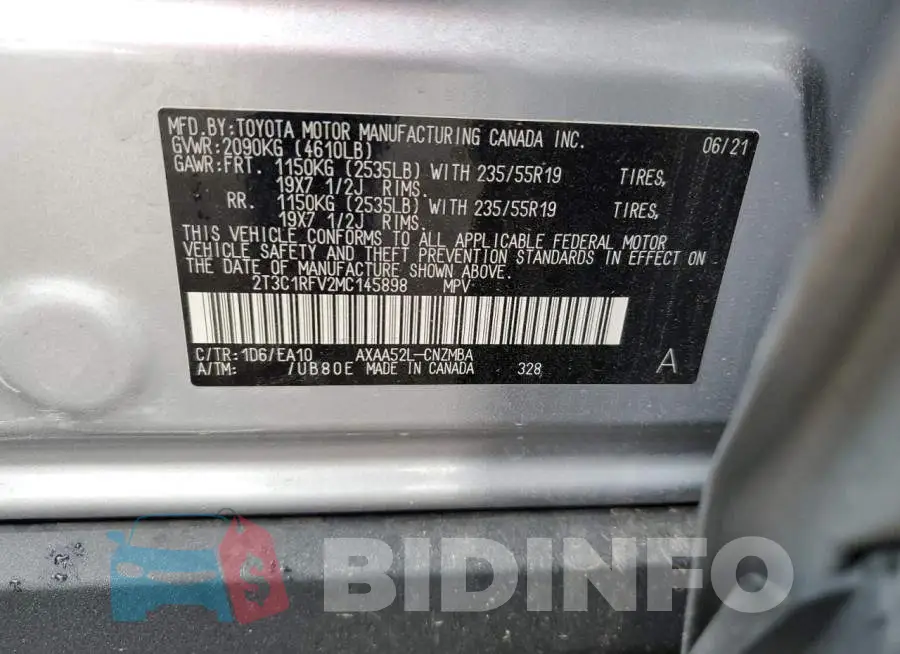 2T3C1RFV2MC145898 Photo# 12