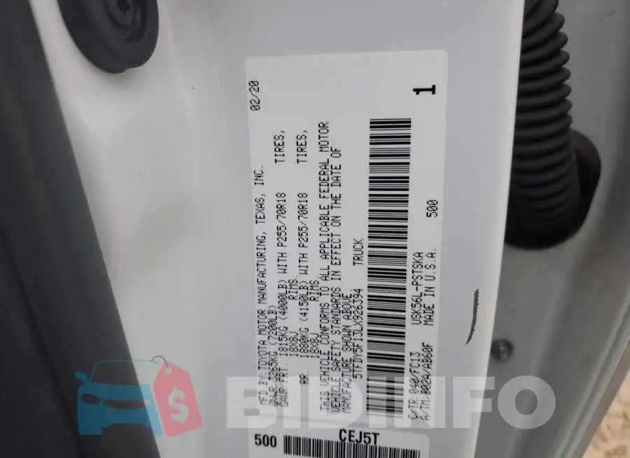 5TFDY5F13LX926394 Photo# 12