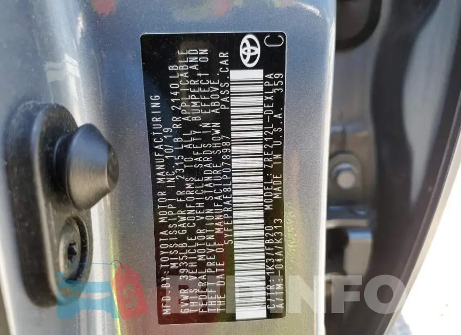 5YFEPRAE8LP078987 Photo# 12