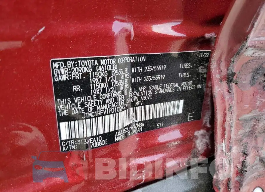 JTMC1RFV1PD102427 Photo# 12