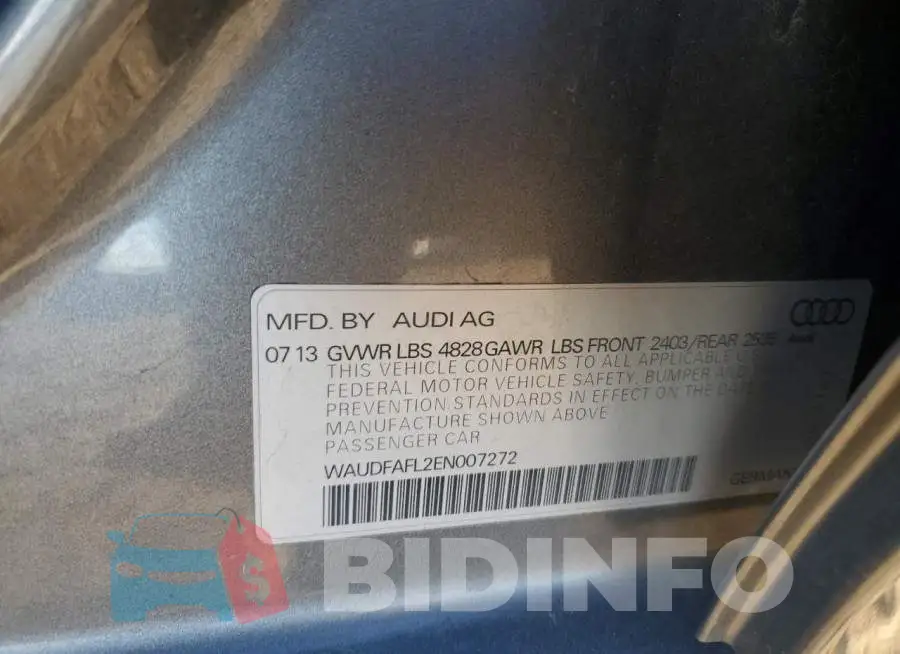 WAUDFAFL2EN007272 Photo# 12