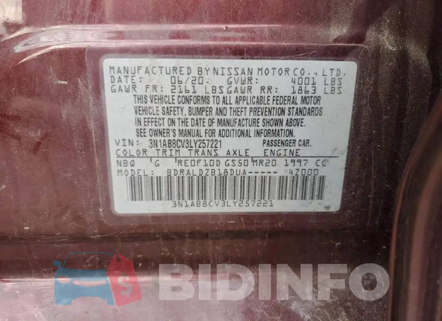 3N1AB8CV3LY257221 Photo# 12