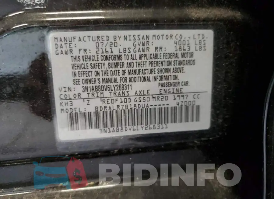 3N1AB8DV6LY268311 Photo# 12
