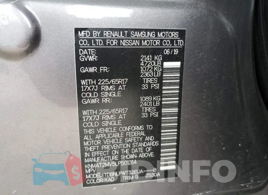 KNMAT2MV5LP501314 Photo# 12