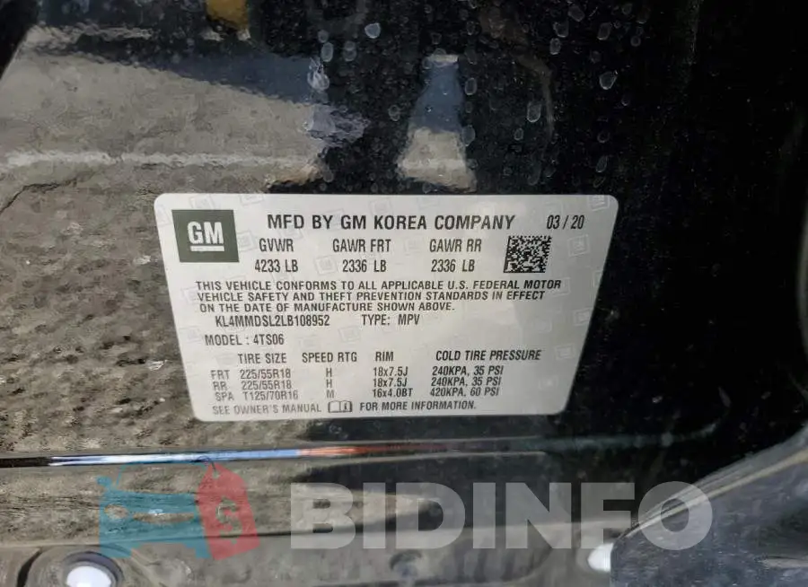 KL4MMDSL2LB108952 Photo# 13
