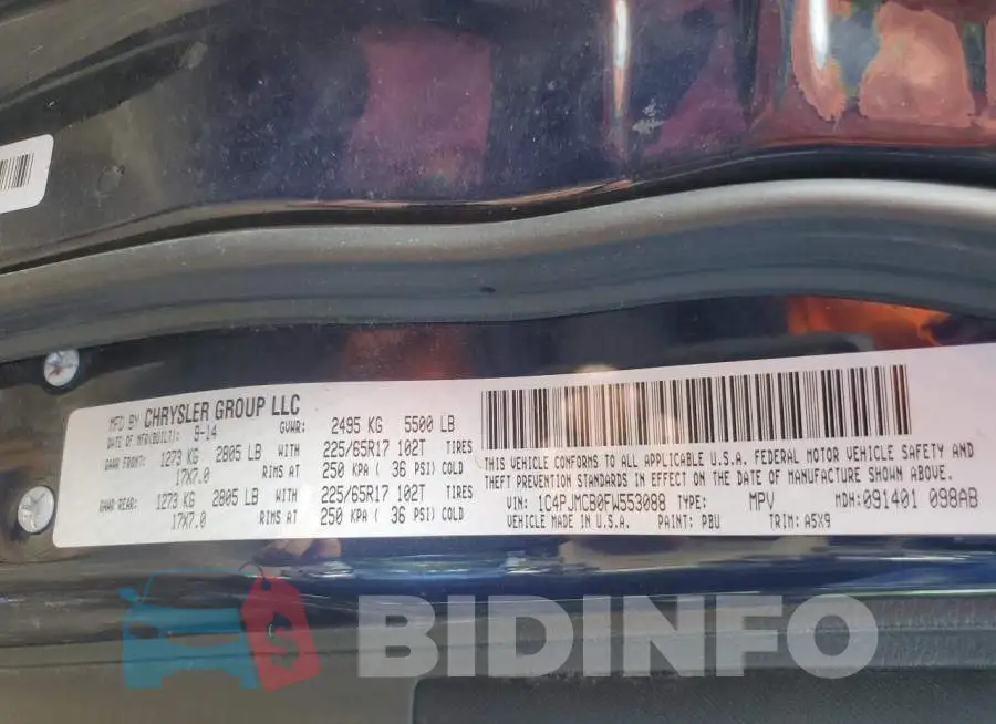 1C4PJMCB0FW553088 Photo# 13