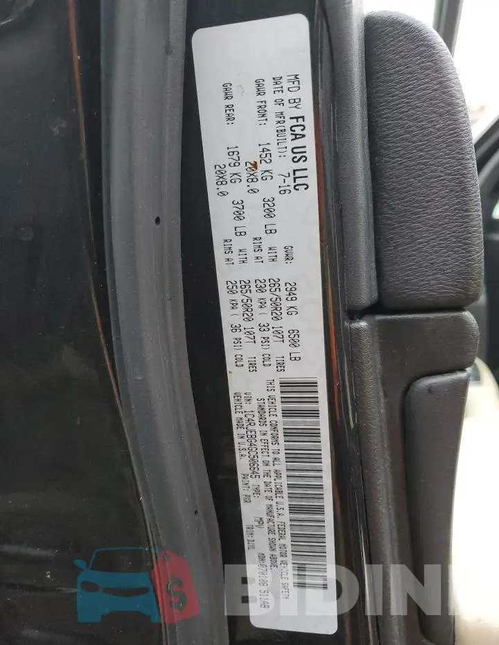 1C4RJEBG4GC506645 Photo# 13