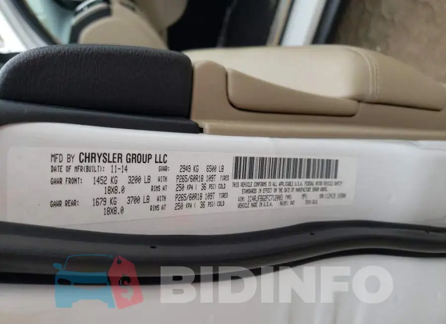 1C4RJFBG2FC712003 Photo# 12