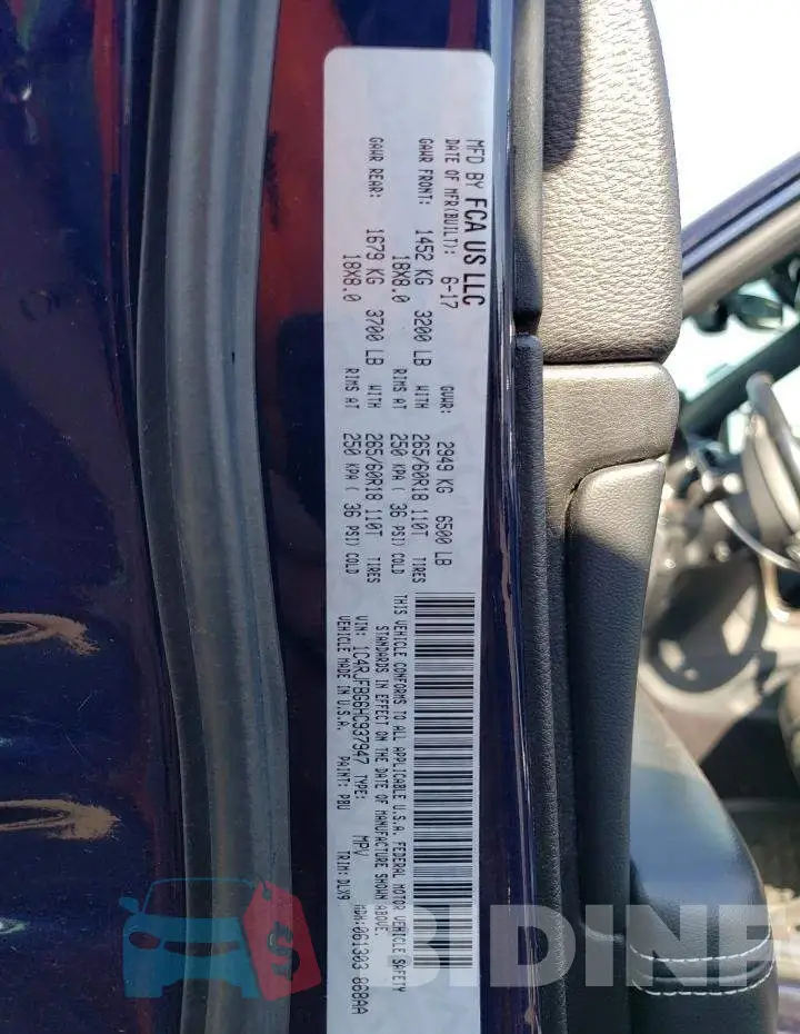 1C4RJFBG6HC937947 Photo# 14