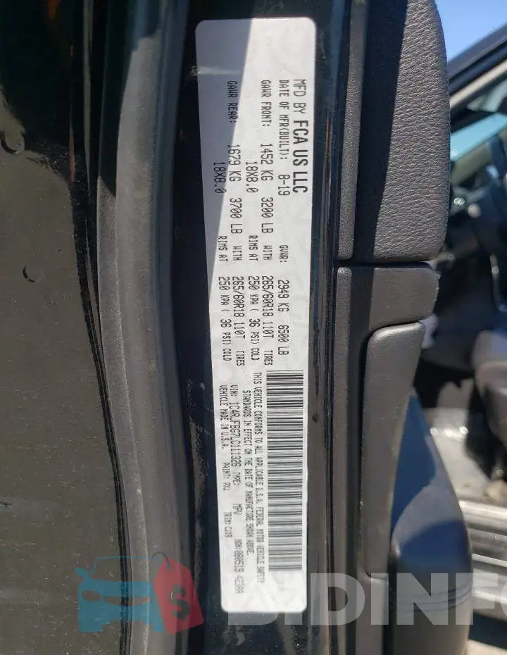 1C4RJFBG7LC111326 Photo# 13