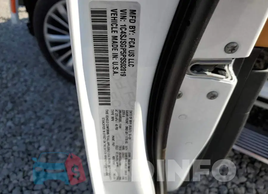 1C4SJSGP5PS502019 Photo# 13