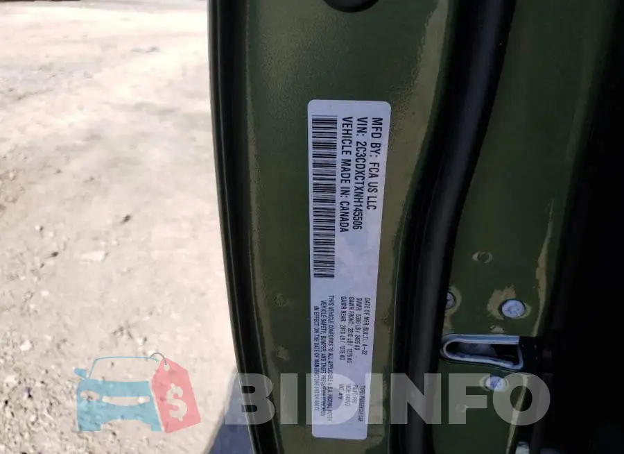 2C3CDXCTXNH145506 Photo# 12