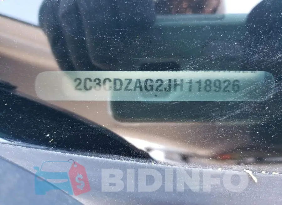 2C3CDZAG2JH118926 Photo# 12