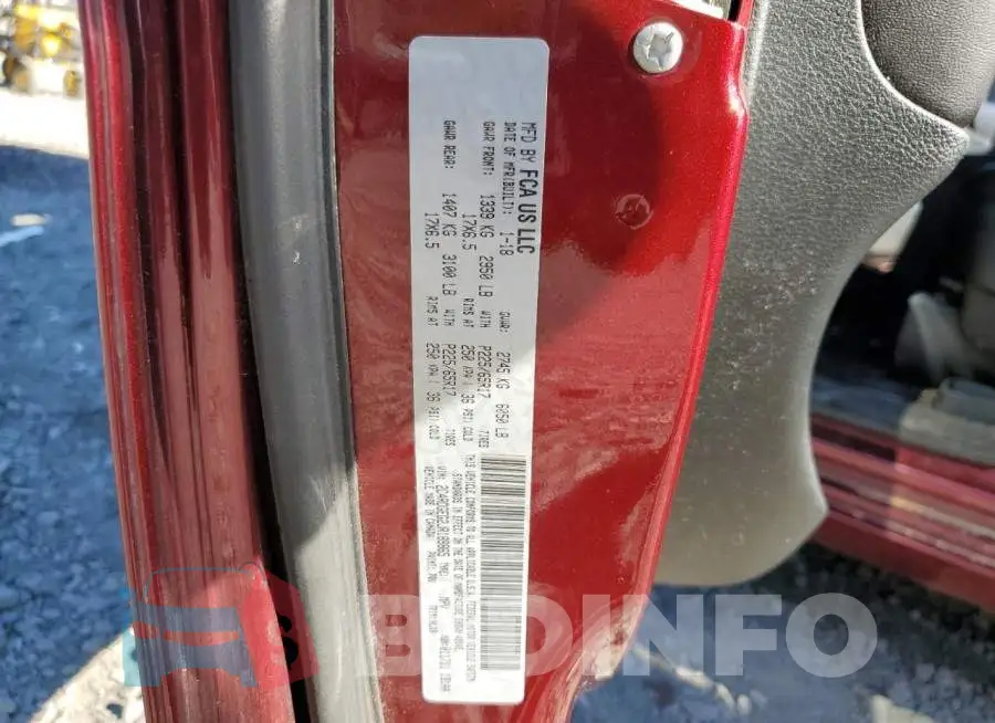 2C4RDGEG2JR189865 Photo# 13