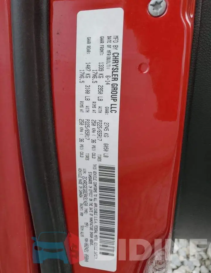 2C4RDGEG6ER431420 Photo# 13