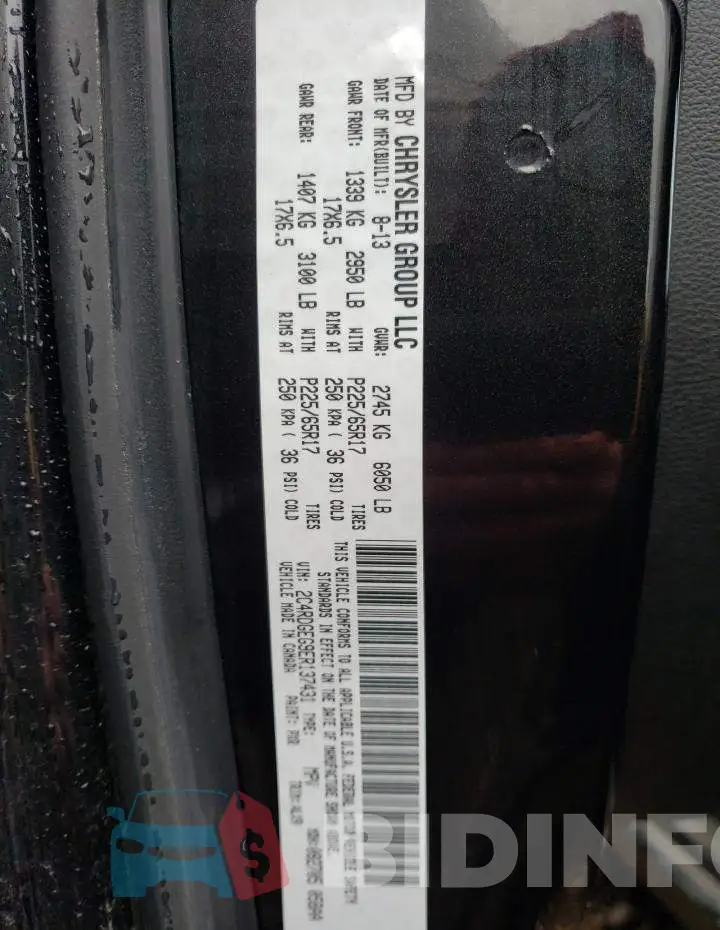 2C4RDGEG9ER137431 Photo# 13