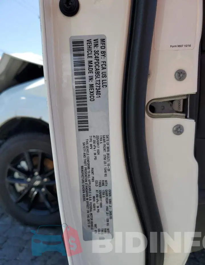 3C4PDCAB5LT273401 Photo# 12