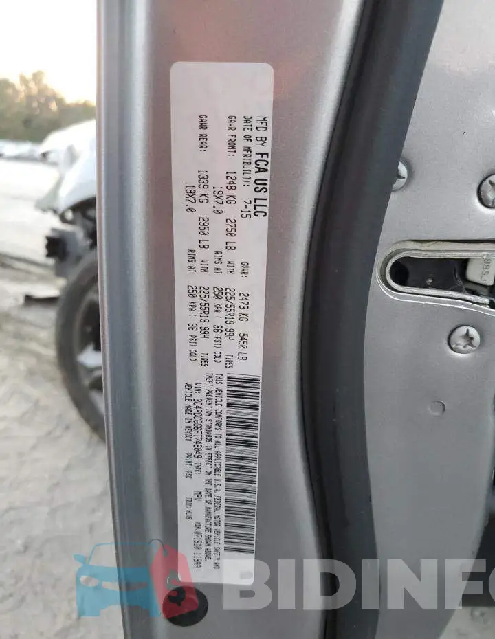 3C4PDCGG6FT746049 Photo# 13