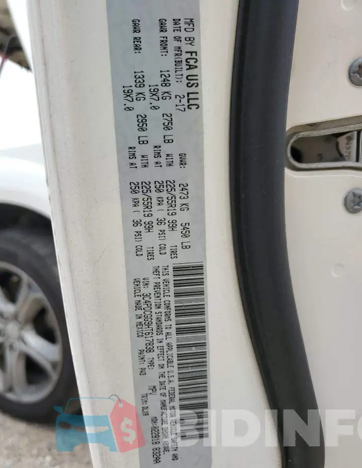 3C4PDCGG9HT617838 Photo# 14