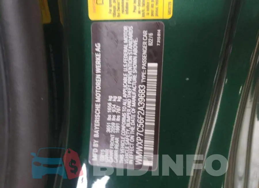 WMWXP7C56F2A39683 Photo# 13