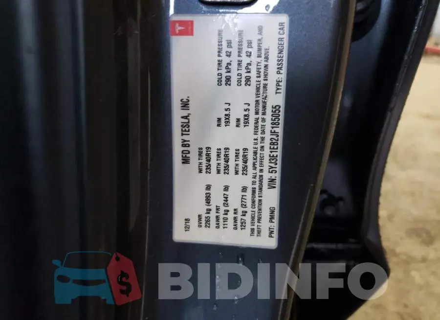 5YJ3E1EB2JF185055 Photo# 12