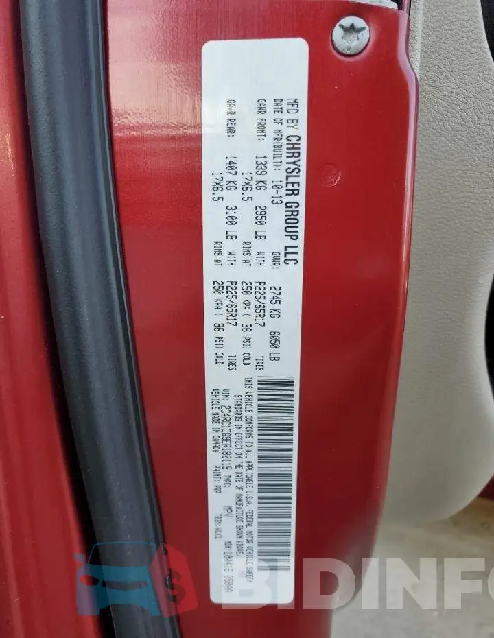 2C4RC1CG9ER180119 Photo# 13