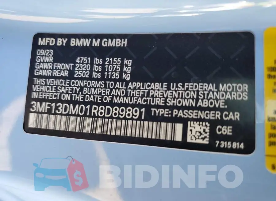 3MF13DM01R8D89891 Photo# 12