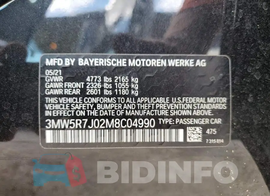 3MW5R7J02M8C04990 Photo# 12