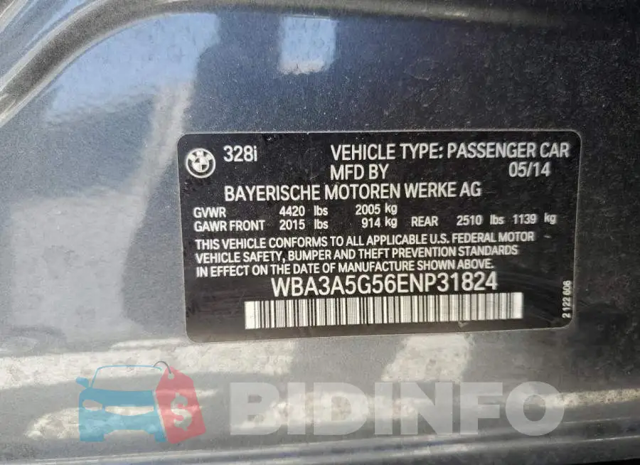WBA3A5G56ENP31824 Photo# 12
