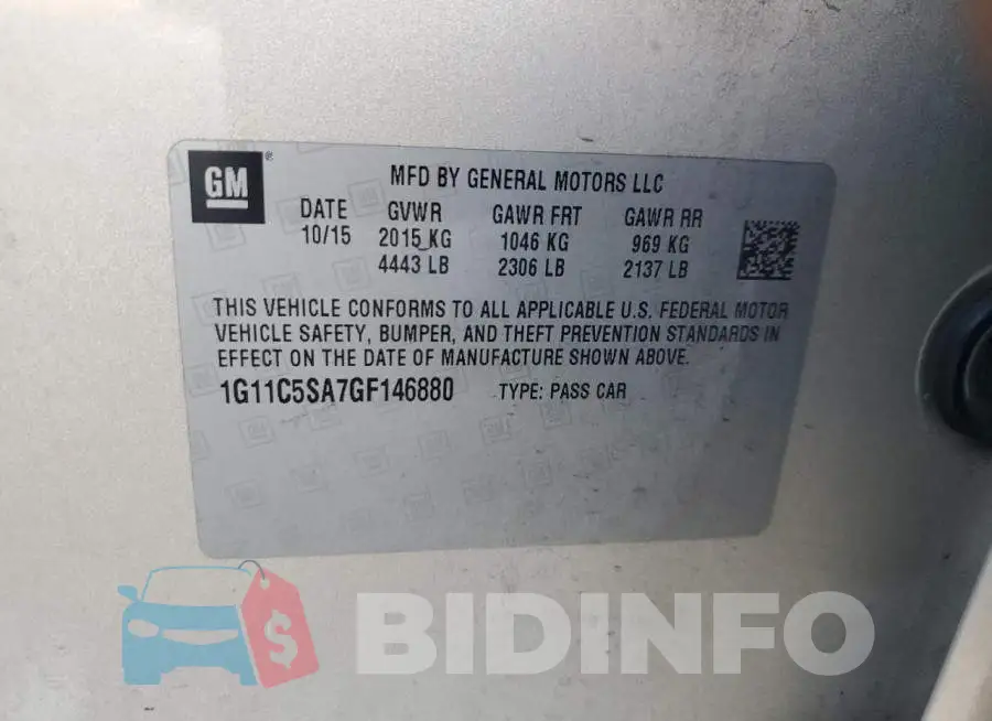 1G11C5SA7GF146880 Photo# 12